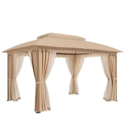 Captiva Designs 10x13 Patio Gazebo With Screened Canopy & Mosquito Netting – Heavy Duty Outdoor Shelter For Lawn And Garden 31 Captiva Designs 10x13 Patio Gazebo With Screened Canopy & Mosquito Netting – Heavy Duty Outdoor Shelter For Lawn And Garden -Furniture GUEST 002743f4 2961 4da9 87d8 8a96ecf9afa4