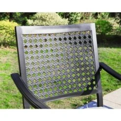 7pc Outdoor Dining Set With Swivel Chairs & Metal Table With Umbrella Hole - Captiva Designs 17 7pc Outdoor Dining Set With Swivel Chairs & Metal Table With Umbrella Hole - Captiva Designs -Furniture GUEST 05c4cced a7ef 4ba6 8091 9a9aa9e6767f