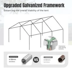 Captiva Designs Heavy-Duty Outdoor Party Tents With Removable Sidewalls - Ideal For Events And Gatherings 25 Captiva Designs Heavy-Duty Outdoor Party Tents With Removable Sidewalls - Ideal For Events And Gatherings -Furniture GUEST 0780890a 8ea2 46c0 bbee 362414ff260f