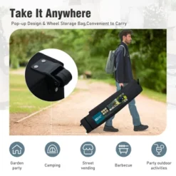 Captiva Designs 10’x10’ Pop-Up Canopy Tent With Sidewalls – Easy Setup, Waterproof, And Ventilated For Outdoor Events And Parties -Furniture GUEST 07b46fee c969 40a6 88fc 5747cc4f9d7b