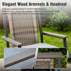 Captiva Designs 5pc Outdoor Patio Metal Bar Height Table & Bar Swivel Chair With Cushion And Armrest 24 Captiva Designs 5pc Outdoor Patio Metal Bar Height Table & Bar Swivel Chair With Cushion And Armrest -Furniture GUEST 080a1561 2a93 477e b4f9 cdfdebb49119 1