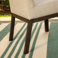2pk Outdoor Dining Chairs With Metal Frame - Captiva Designs: Rust-Resistant, E-Coated, Polyester Cushions -Furniture GUEST 085249de c155 4c83 a551 4e34876794a8