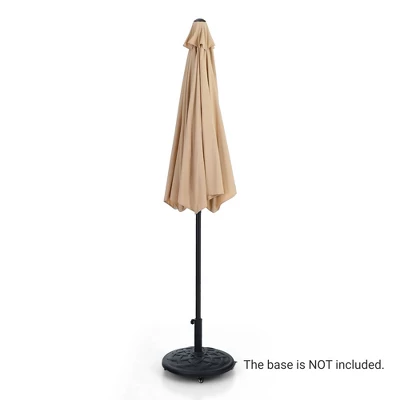 Captiva Designs 6pc Patio Dining Set Steel Table & Sling Fixed Chairs & Market Umbrella 16 Captiva Designs 6pc Patio Dining Set Steel Table & Sling Fixed Chairs & Market Umbrella - Image 14