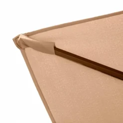 10 ' X 6.6' Rectangular Outdoor Patio Market Umbrella With Straight Crank - Captiva Designs -Furniture GUEST 0aa07c35 2d71 40b1 b91d 61339bcba311