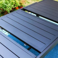 9pc Outdoor Dining Set With Extendable Table & Textilene Chairs - Captiva Designs 13 9pc Outdoor Dining Set With Extendable Table & Textilene Chairs - Captiva Designs -Furniture GUEST 0c3dec9b bc50 497e bdb5 8ada8741d84f