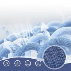 Captiva Designs 8pc Patio Dining Set With Rectangular Steel Table & Padded Sling Swivel Chairs & Market Umbrella -Furniture GUEST 0e02bd3d c0a3 4ed2 a4fe 9bfd8e249022