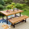 2pc Acacia Wood Patio Set With Bench - Captiva Designs 1 2pc Acacia Wood Patio Set With Bench - Captiva Designs -Furniture GUEST 0e8e678d 3add 4a14 a680 3a4cb35ebfaf