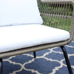 3pc Conversation Set With Cushions - Captiva Designs -Furniture GUEST 10a00355 41d2 4239 9851 ad5e972efaa9