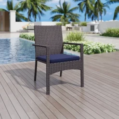 Captiva Designs 9pc Acacia Wood Patio Furniture Set With Expandable Dining Table & Arm Chairs -Furniture GUEST 135f45df 6e78 4d5a 9324 b008d51870f6