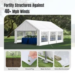 Captiva Designs Heavy-Duty Outdoor Party Tents With Removable Sidewalls - Ideal For Events And Gatherings 22 Captiva Designs Heavy-Duty Outdoor Party Tents With Removable Sidewalls - Ideal For Events And Gatherings -Furniture GUEST 14b5bcdf 78d6 4039 b7e6 ec349a7f211b