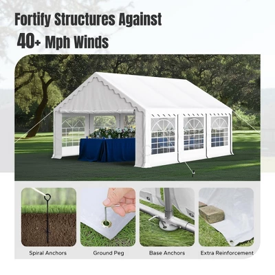 Captiva Designs Heavy-Duty Outdoor Party Tents With Removable Sidewalls - Ideal For Events And Gatherings 5 Captiva Designs Heavy-Duty Outdoor Party Tents With Removable Sidewalls - Ideal For Events And Gatherings - Image 3