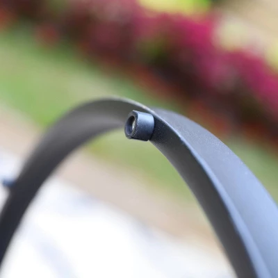 7pc Patio Dining Set With 360 Swivel Chairs With Cushions And 59"x35" Steel Table - Captiva Designs 15 7pc Patio Dining Set With 360 Swivel Chairs With Cushions And 59"x35" Steel Table - Captiva Designs - Image 13