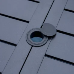 Captiva Designs 7pc Steel Outdoor Patio Dining Set With Swivel Chairs & Metal Table With Umbrella Hole Black 13 Captiva Designs 7pc Steel Outdoor Patio Dining Set With Swivel Chairs & Metal Table With Umbrella Hole Black -Furniture GUEST 1cf75668 10a4 4ea7 bc21 dba709f437d0 10