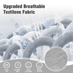 Captiva Designs 7pc Outdoor Patio Rectangle Steel Dining Table & Sling Swivel Chairs 26 Captiva Designs 7pc Outdoor Patio Rectangle Steel Dining Table & Sling Swivel Chairs -Furniture GUEST 20221859 e981 49e6 bcfb 613de8192e78