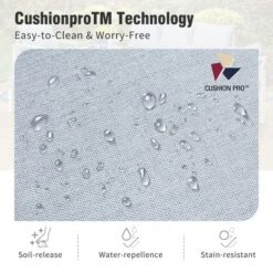 Captiva Designs 5PC Aluminum Outdoor Patio Conversation Set With Ottoman -Furniture GUEST 207ab3e2 e6b6 4606 b8b3 7c2e41f34517