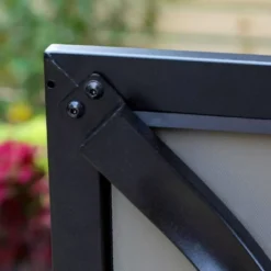 5pc Outdoor Dining Set With Swivel Chairs With Thick Seat & Back Cushions & Square Faux Wood Tabletop With Umbrella Hole - Captiva Designs 24 5pc Outdoor Dining Set With Swivel Chairs With Thick Seat & Back Cushions & Square Faux Wood Tabletop With Umbrella Hole - Captiva Designs -Furniture GUEST 20efe860 4bac 447b 9b49 19f6061659c9