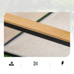 Captiva Designs 9pc Outdoor Dining Set With Rectangle Table And Beige Aluminium Textilene Chairs 17 Captiva Designs 9pc Outdoor Dining Set With Rectangle Table And Beige Aluminium Textilene Chairs -Furniture GUEST 2111b13b e602 455b 9605 2a5331fc5f8c