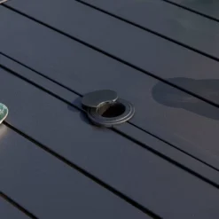 7pc Patio Dining Set With Rectangle Table With 2.6" Umbrella Hole & 360 Swivel Padded Arm Chairs - Captiva Designs -Furniture GUEST 22f6b634 a2af 4cd0 a5c5 60707889256c