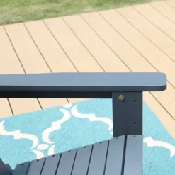 Outdoor Poplar Wood Adirondack Chair - Captiva Designs -Furniture GUEST 26945cbc 67a2 43bd 926a e3aaa5fafed6