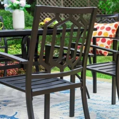 5pc Patio Table & Metal Chairs With Diamondback Design - Captiva Designs 14 5pc Patio Table & Metal Chairs With Diamondback Design - Captiva Designs -Furniture GUEST 284c9cec 5026 41c1 8633 8138b32fff63 1