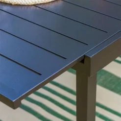 Captiva Designs 9pc Steel Outdoor Patio Dining Set With 360 Swivel Chairs & Rectangle Extendable Table -Furniture GUEST 2c9bccd3 6ee3 4a60 930c ceb67b8f3ff2