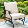 Captiva Designs 5pc XL Metal Outdoor Conversation Set With Rocking Chairs And Ottomans -Furniture GUEST 2f0df3df d309 40d2 a33c 36054afd6001