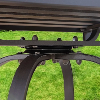 Captiva Designs 7pc Cast Aluminum Bar Height Patio Dining Set With Round Table & Swivel Stools 14 Captiva Designs 7pc Cast Aluminum Bar Height Patio Dining Set With Round Table & Swivel Stools - Image 12