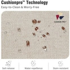 Captiva Designs 4PC Windsor Style Patio Outdoor Sofa Conversation Set With Swivel Chairs For Deck Lawn Backyard -Furniture GUEST 30b1fffd 6f97 48b2 9375 c809f620525a 1