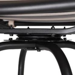 5pc Outdoor Bar Set With Swivel Stools With Cushions & Metal Table - Beige - Captiva Designs -Furniture GUEST 317f7c78 3f7a 46a7 a7a2 17a7026a95b3 1