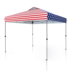 Captiva Designs 10’ X 10’ Outdoor Pop-Up Canopy Tent - Portable Sun Shelter For Camping & Events (Blue) -Furniture GUEST 31e9be50 ade2 43ca 81d5 0e3423b30daf