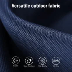 Captiva Designs 8pc Patio Dining Set With Rectangular Table & Armrest Rattan Chairs & Market Umbrella 30 Captiva Designs 8pc Patio Dining Set With Rectangular Table & Armrest Rattan Chairs & Market Umbrella -Furniture GUEST 370a1e51 2089 4d0e a647 25aec617073a