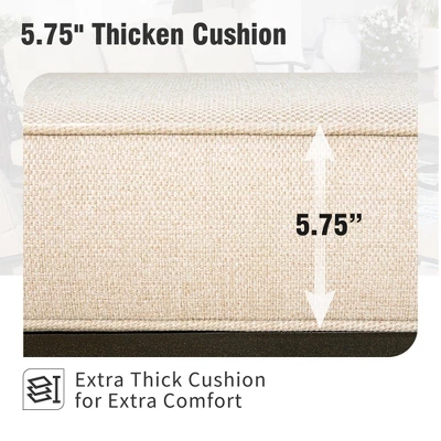 Captiva Designs 6pc Metal Patio Outdoor Conversation Fire Pit Set With Grid-back Armchairs And Ottomans For Garden, Poolside, Backyard 9 Captiva Designs 6pc Metal Patio Outdoor Conversation Fire Pit Set With Grid-back Armchairs And Ottomans For Garden, Poolside, Backyard - Image 7