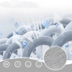 Captiva Designs 9pc Outdoor Slat-top Square Metal Dining Table And Sling Swivel Chairs -Furniture GUEST 410606cd 1b13 47f3 88ca 76281abe428f