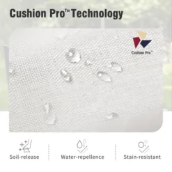 Captiva Designs 12pc Outdoor Half-Moon Sectional Patio Conversation Sets With 2 Round Table For Garden, Poolside, Balcony, Backyard 24 Captiva Designs 12pc Outdoor Half-Moon Sectional Patio Conversation Sets With 2 Round Table For Garden, Poolside, Balcony, Backyard -Furniture GUEST 424230eb aa61 44ba 8add a4334628dd58