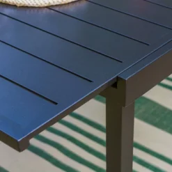 7pc Patio Dining Set With Steel Expandable Table & 360 Swivel Sling Arm Chairs - Captiva Designs -Furniture GUEST 4302c18e 4f07 43c3 91e2 cc8172dae761 1