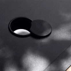 7pc Patio Dining Set With Rectangular Table With Umbrella Hole & Spring Motion Chairs - Burgundy - Captiva Designs -Furniture GUEST 443ebc23 07fc 4ffc 9065 4a10c093af40