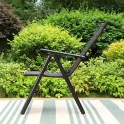 7pc Outdoor Dining Set: Wicker Chairs With Metal Table, Umbrella Hole - Captiva Designs 21 7pc Outdoor Dining Set: Wicker Chairs With Metal Table, Umbrella Hole - Captiva Designs -Furniture GUEST 44dda466 d13a 40c0 b316 12ae8edb5845