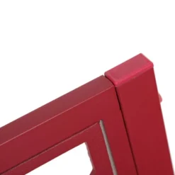 Metal Patio Bench With Steel Frame - Red - Captiva Designs -Furniture GUEST 4567925d 0900 4dea 8e78 95f1e562390a