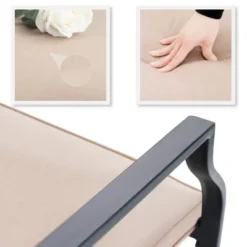 5pc Outdoor Set With Swivel Chairs & 34" Propane Fire Pit Table - Captiva Designs -Furniture GUEST 4721087b ea71 4423 ba4a 87a25190c7a1