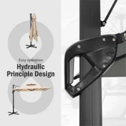 Captiva Designs 9 Ft X 12 Ft Premium Cantilever Patio Umbrella With 2-Tier Design -Furniture GUEST 482b705a c7ee 47b4 a88f 46fc998602d5