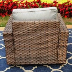 2pc Outdoor Conversation Set With Arm Chair & Coffee Table - Captiva Designs -Furniture GUEST 48ed41c6 a1ba 44b2 889d c56488f2b7b9