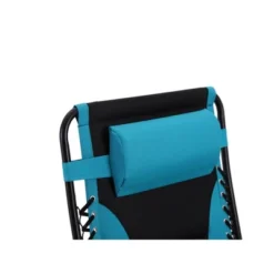 Captiva Designs Patio Zero Gravity Free Padded Seat Recliner With Cup Holder & Alloy Steel Frame - Blue/Green -Furniture GUEST 496ce326 992d 4fe0 bde7 37918a5b21b8