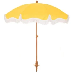 Captiva Designs 7ft Portable Patio Umbrella With Fringe - Stylish Outdoor Shade With UPF 50+ Protection (No Base) -Furniture GUEST 4ad0dedb a4a3 4f86 9c60 0fa22a0d6e1c