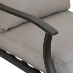 3pc Metal Conversation Set - Beige - Captiva Designs -Furniture GUEST 4b5702b1 d260 481d 8978 0a703de7a345