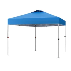 Captiva Designs 10’ X 10’ Outdoor Pop-Up Canopy Tent - Portable Sun Shelter For Camping & Events (Blue) -Furniture GUEST 4ec39b52 4cee 4dfc 89f3 1e374ac0c6f6