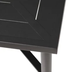 7pc Outdoor Dining Set With 6 Chairs With Seat & Back Cushions & Metal Rectangle Table With Umbrella Hole - Captiva Designs -Furniture GUEST 5151e2e4 9c91 4b06 bed6 1c9ecc273d29 1