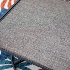 5pc Patio Set With Steel Table With 2" Umbrella Hole & Steel 360 Swivel Sling Arm Chairs - Captiva Designs -Furniture GUEST 51841bea b8c5 4add 84f6 790f38b7f05b 6