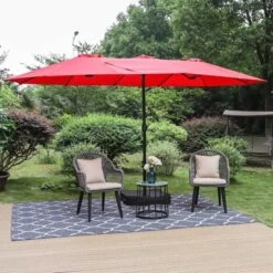 3pc Conversation Set With Chairs, Cushions & Table - Captiva Designs -Furniture GUEST 52ae0955 236d 43a5 b142 592764b8288d