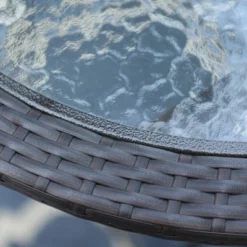 Outdoor Coffee Table With Rattan Tabletop - Captiva Designs -Furniture GUEST 52c36cce ce07 4b5c ab4c 5eca2d74321d