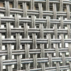 Captiva Designs Coastal 4pc Patio Steel And Rattan Fire Pit Set With Cushions -Furniture GUEST 548ab19d 320c 4481 b87a 2a5719b38930